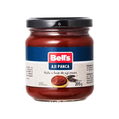 Ají Panca Bell’s – Pasta de Ají Panca Molido (Frasco 205 g)
