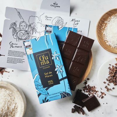 Chocolate Q’uma – Sal de Maras 70% Cacao (Barra 70 g)