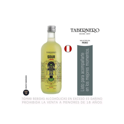Bebida Ready to Drink Tabernero Sour Limón Botella 700ml