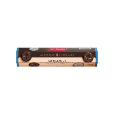 Pastillas de Chocolate con Leche La Ibérica – Caja 100 g