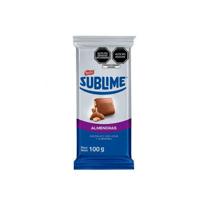 Chocolate Sublime Almendras – Tableta 100 g