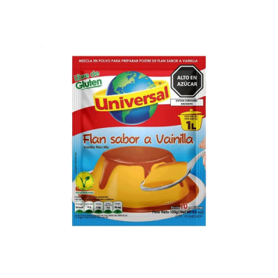 Flan Universal Sabor a Vainilla – Sobre 150 g - PACK 2