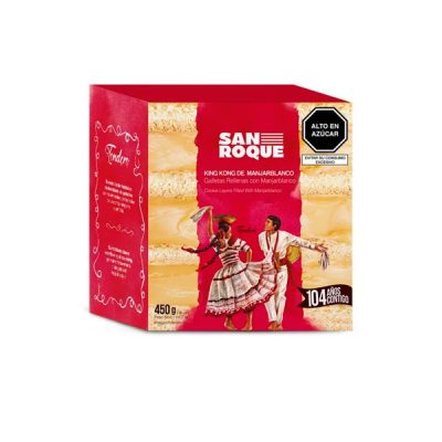 King Kong San Roque - Manjar Blanco (Caja 450 g)