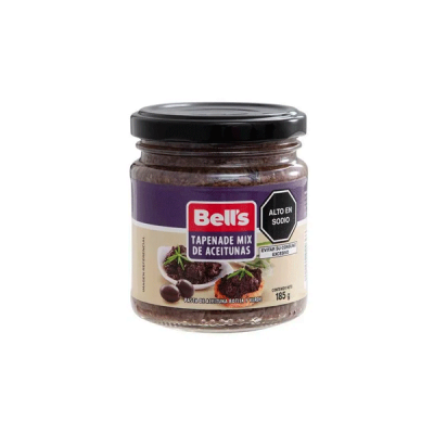 Tapenade Mix de Aceitunas Negras Bell’s – Frasco 185 g