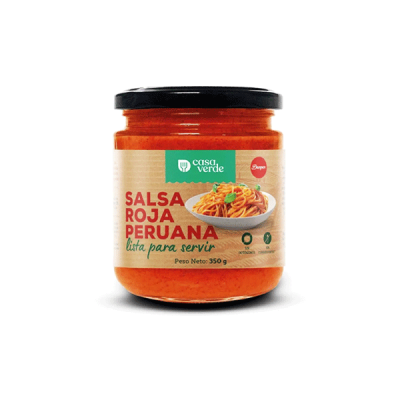 Salsa Roja Peruana Casa Verde – Frasco 350 g