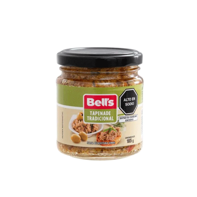 Tapenade Aceituna Verde Tradicional Bell’s – Frasco 185 g