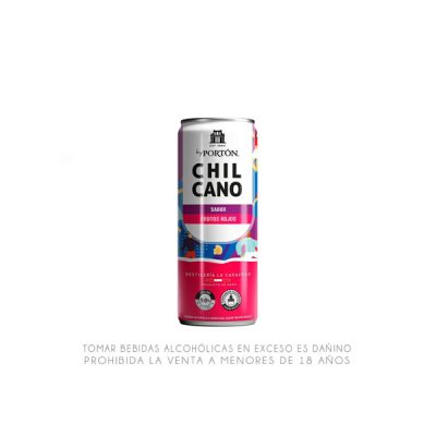 Chilcano Portón Ready to Drink – Sabor Frutos Rojos 355 ml