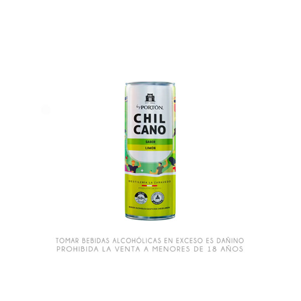 Chilcano Portón Ready to Drink – Sabor Limón 355 ml