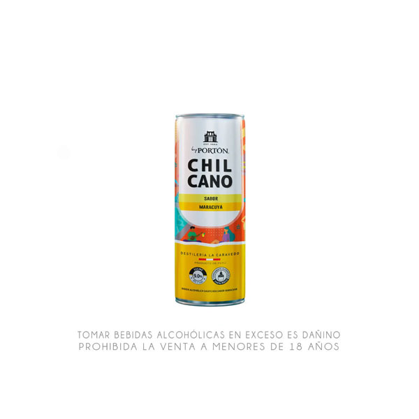 Chilcano Portón Ready to Drink – Sabor Maracuyá 355 ml