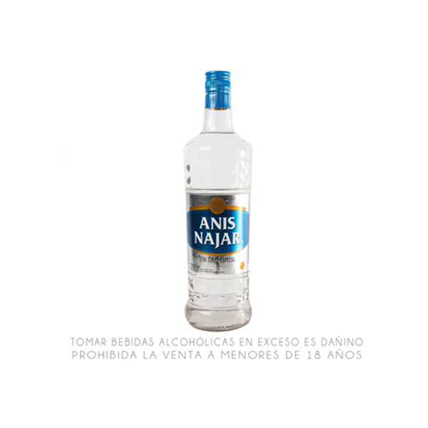Licor Anís Najar Azul Semi Dulce Especial 750 ml