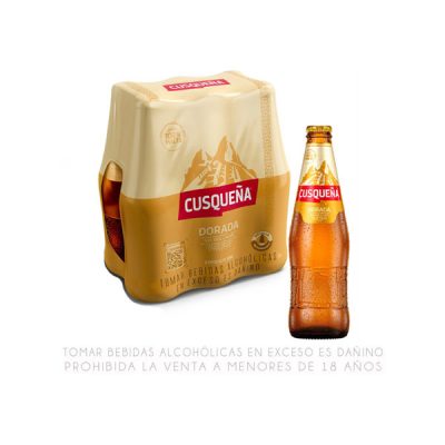Cerveza Cusqueña Dorada – Botella 310 ml