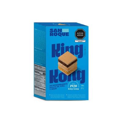 King Kong San Roque - Manjar Blanco, Piña y Maní (Caja 900 g)