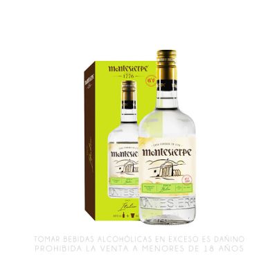 Pisco Montesierpe Puro Italia 700 ml + Vaso Kero