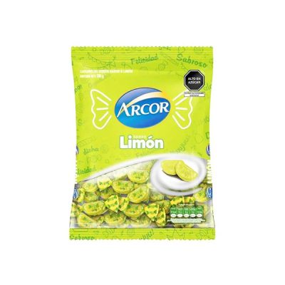 Caramelos Arcor Limón (Bolsa 100 unidades)