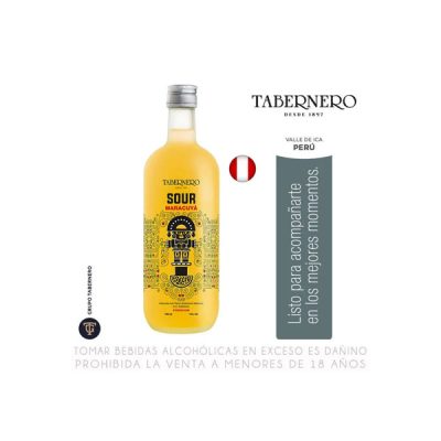 Bebida Ready to Drink Tabernero Sour Maracuyá Botella 700ml