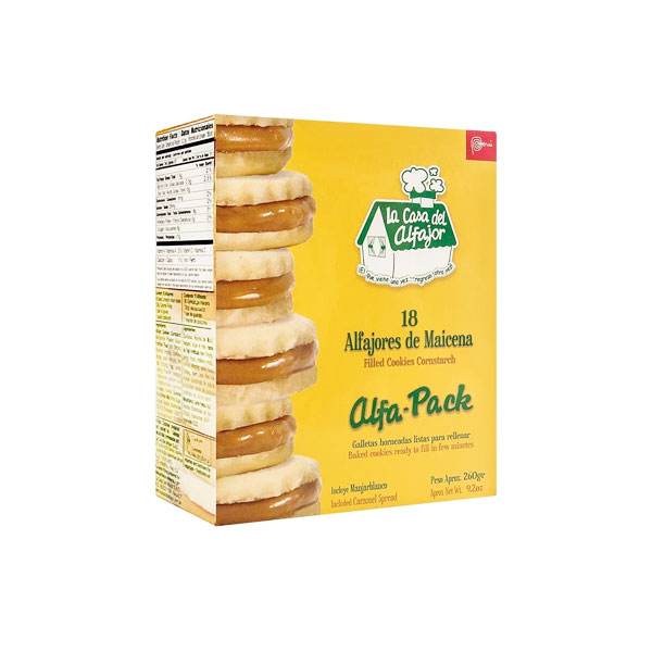 Pack de Alfajores de Maicena Casa del Alfajor Caja 260 g - Imagen 2